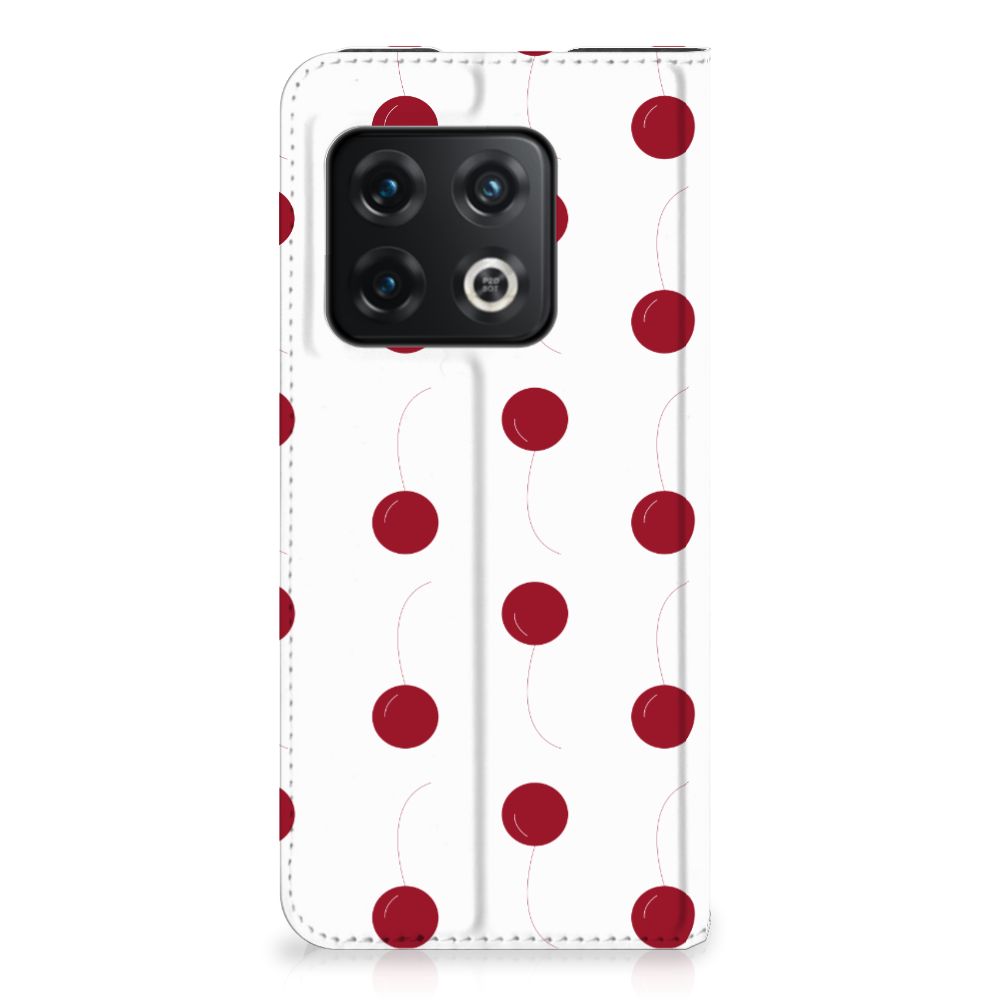 OnePlus 10 Pro Flip Style Cover Cherries