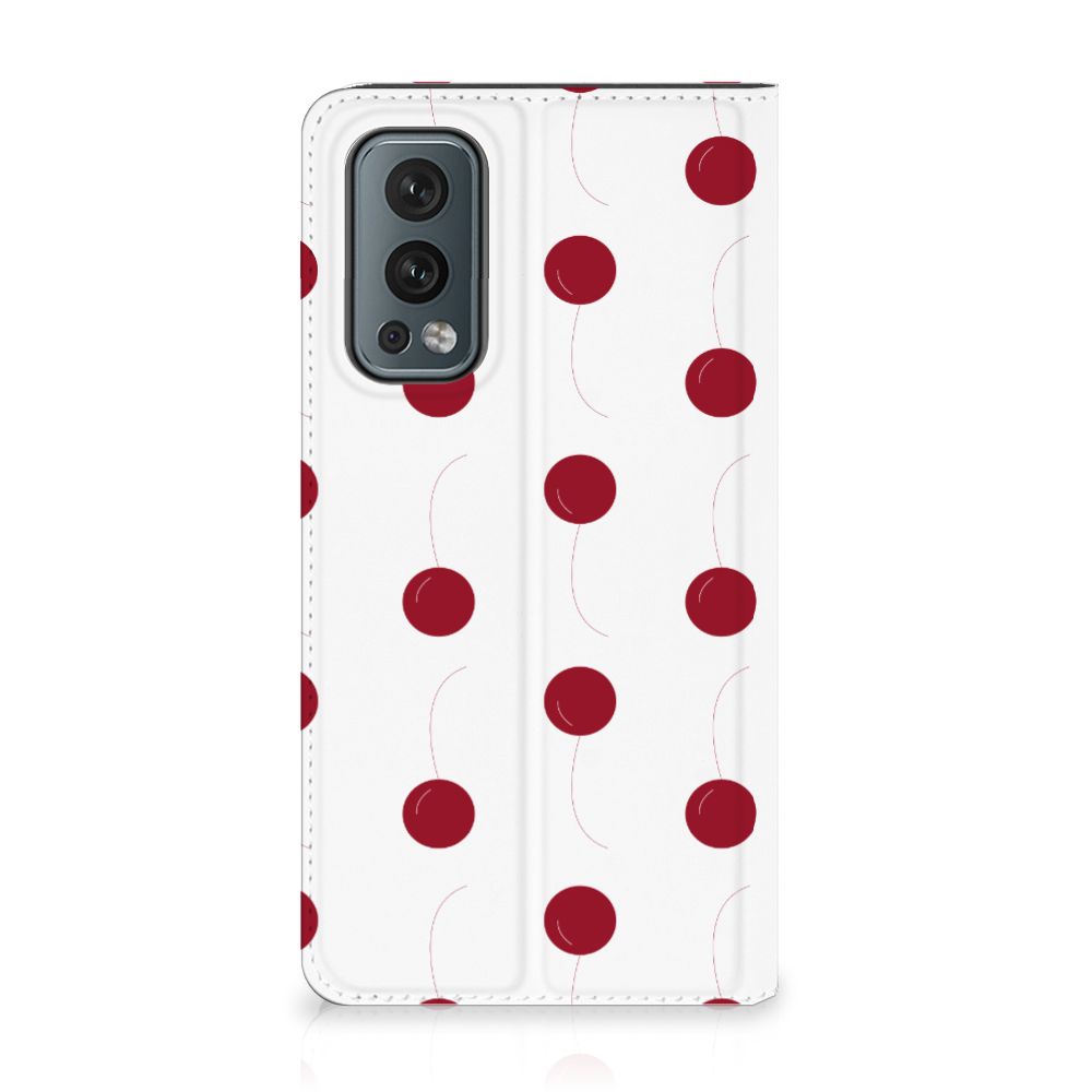 OnePlus Nord 2 5G Flip Style Cover Cherries