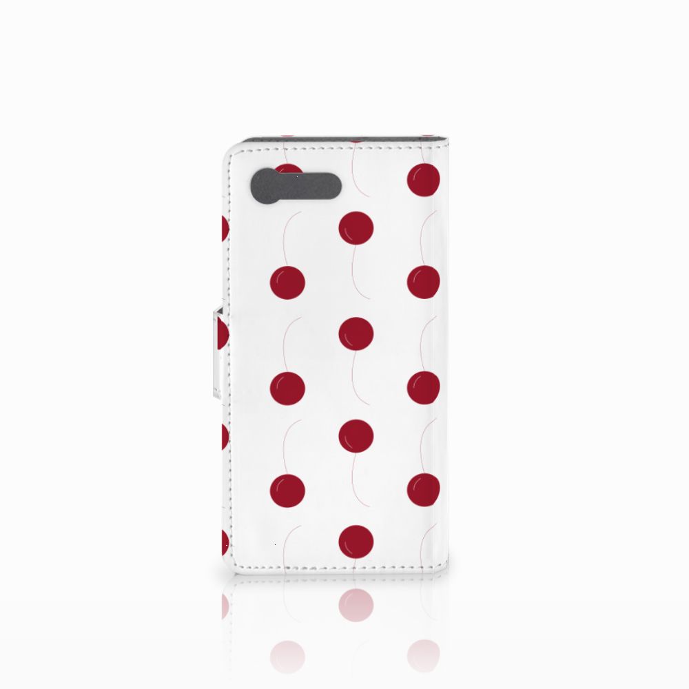 Sony Xperia X Compact Book Cover Cherries