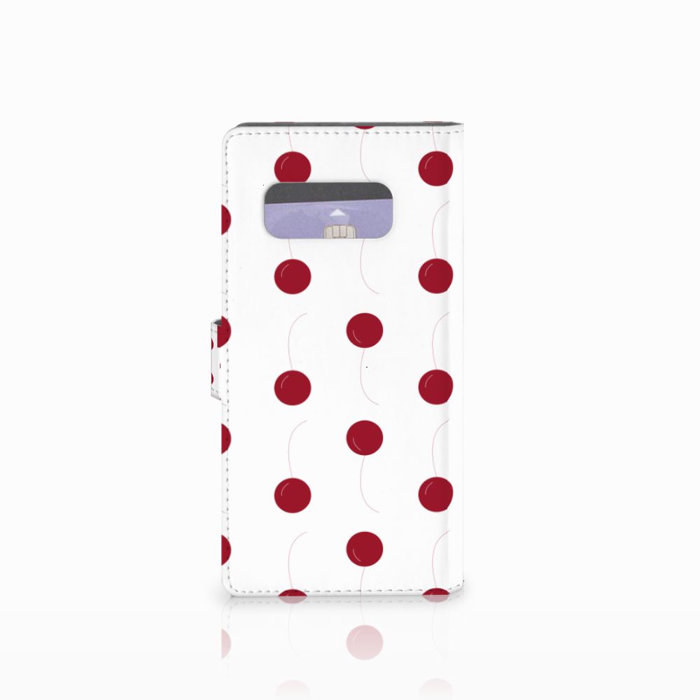 Samsung Galaxy Note 8 Book Cover Cherries