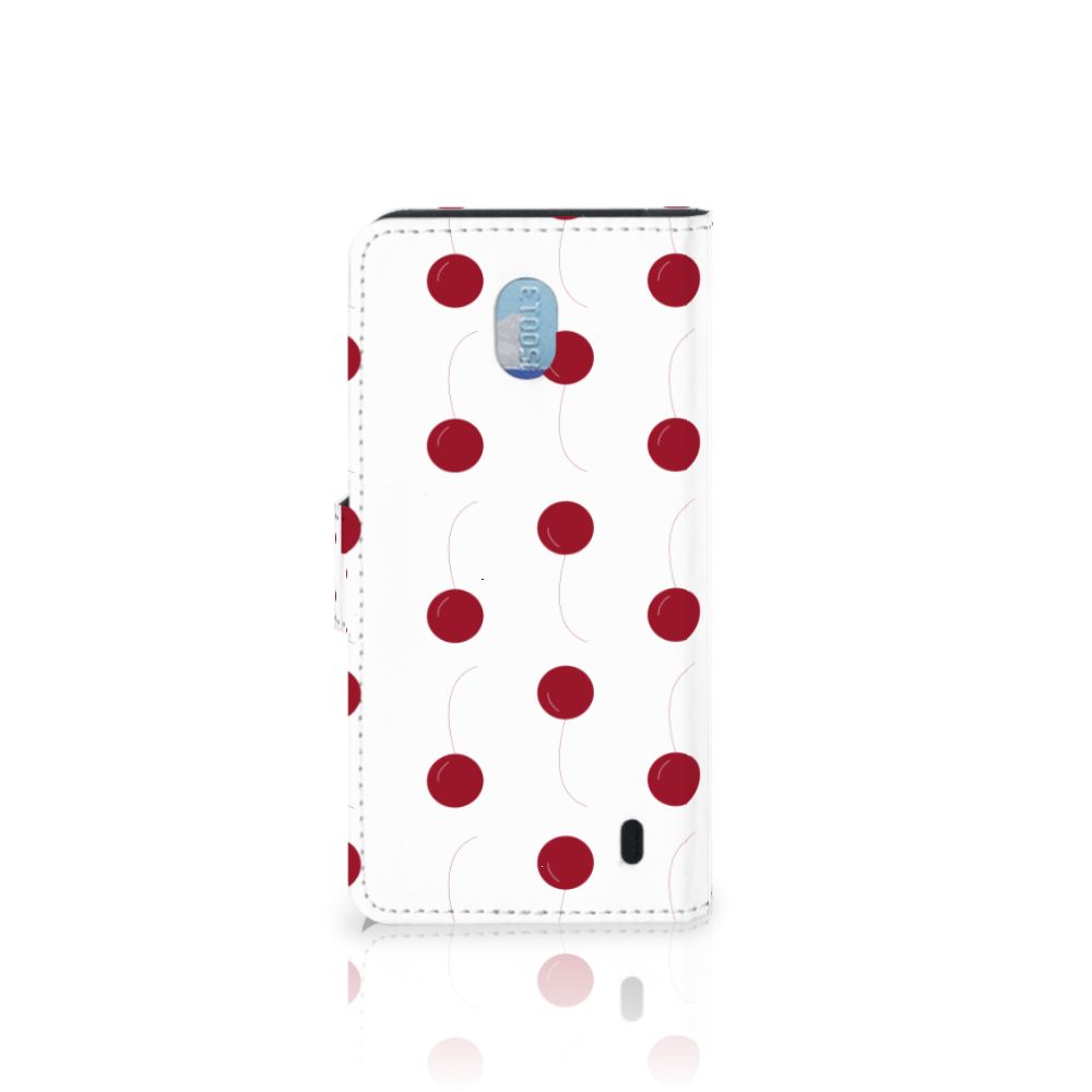 Nokia 1 Plus Book Cover Cherries