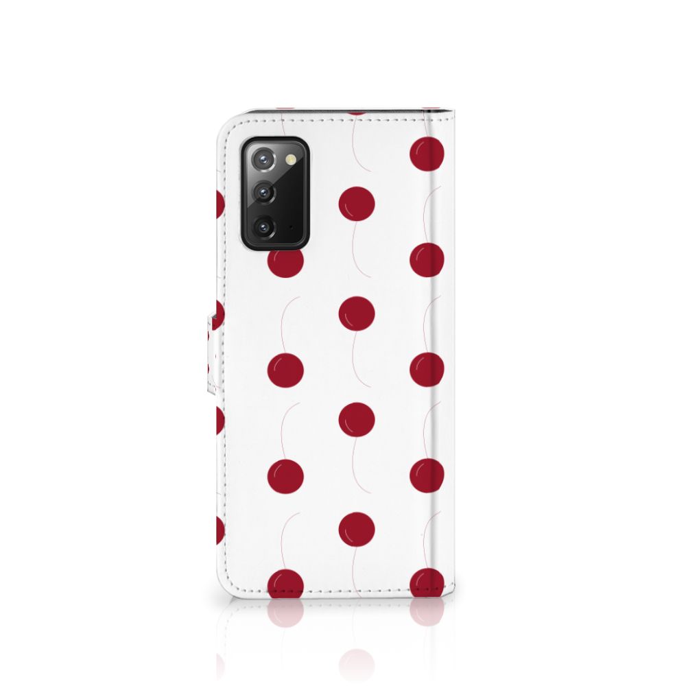 Samsung Galaxy Note 20 Book Cover Cherries