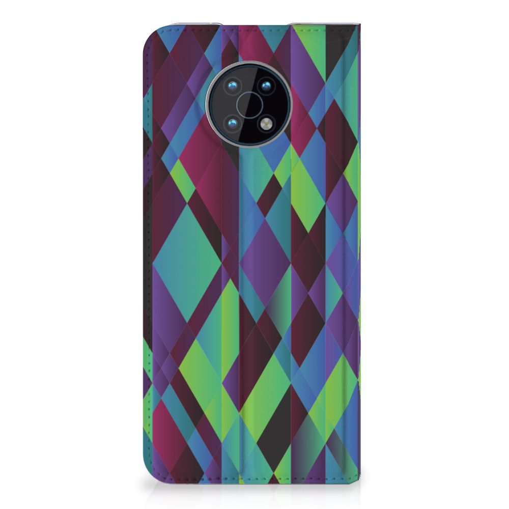 Nokia G50 Stand Case Abstract Green Blue