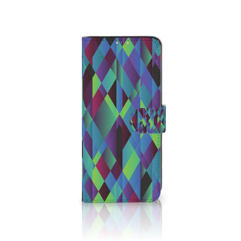 Samsung Galaxy Note 20 Book Case Abstract Green Blue