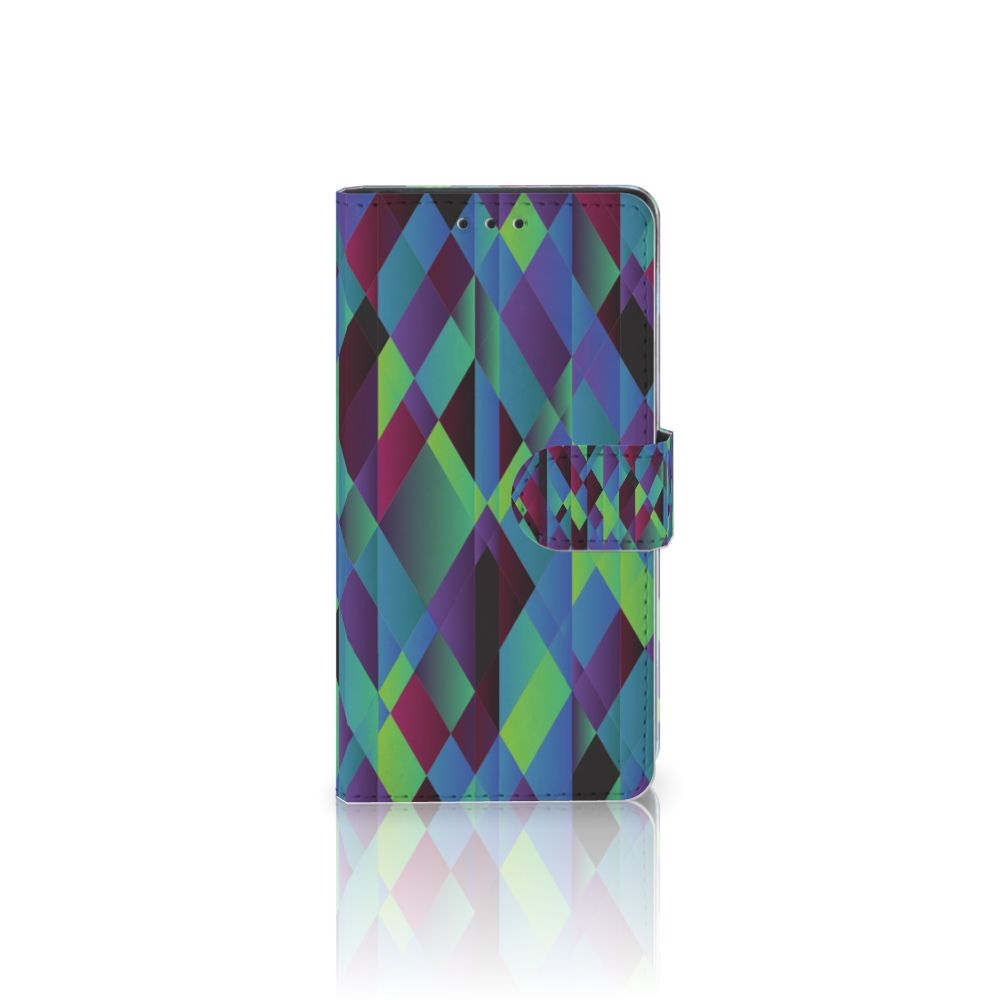 Sony Xperia Z3 Book Case Abstract Green Blue