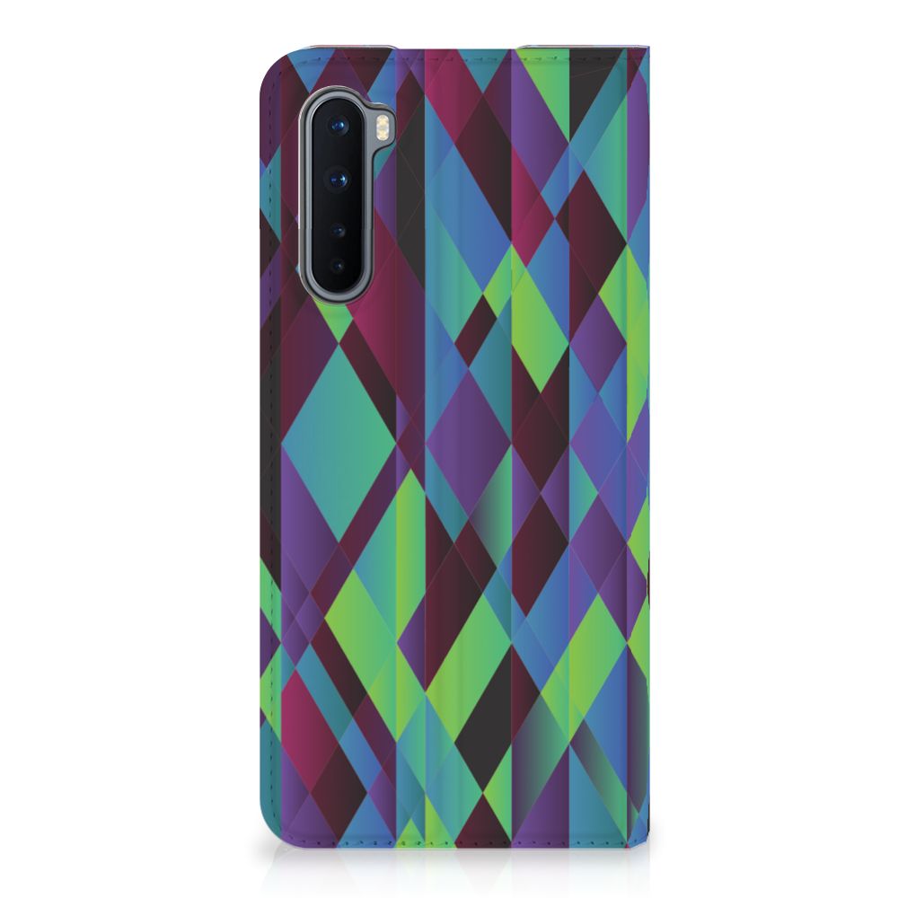 OnePlus Nord Stand Case Abstract Green Blue