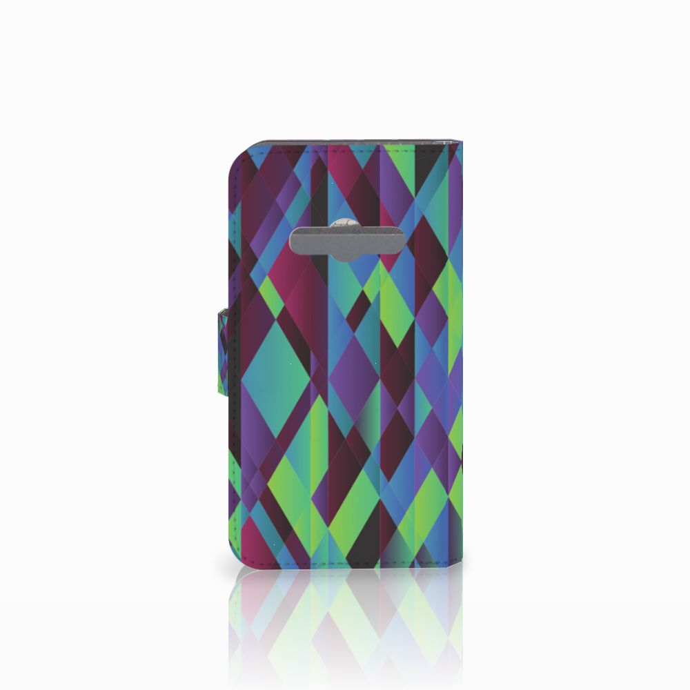 Samsung Galaxy Xcover 3 | Xcover 3 VE Book Case Abstract Green Blue