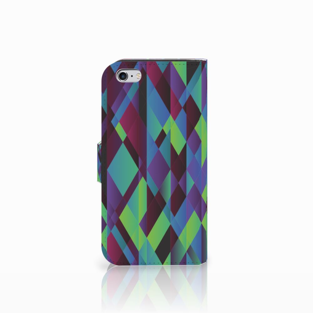 Apple iPhone 6 | 6s Book Case Abstract Green Blue