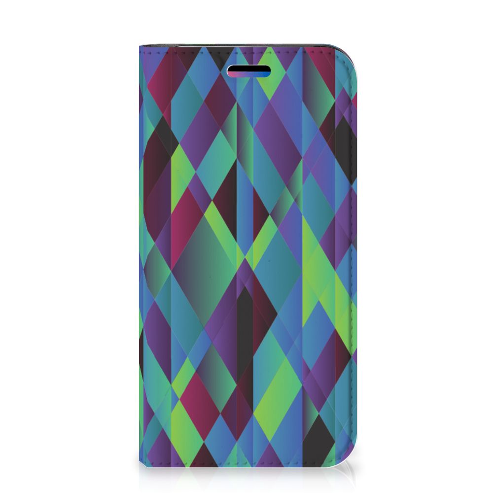 Apple iPhone X | Xs Stand Case Abstract Green Blue