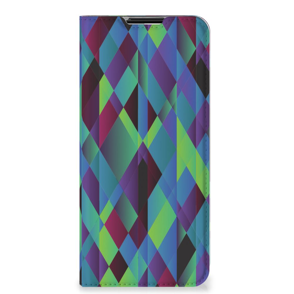 OnePlus Nord N100 Stand Case Abstract Green Blue
