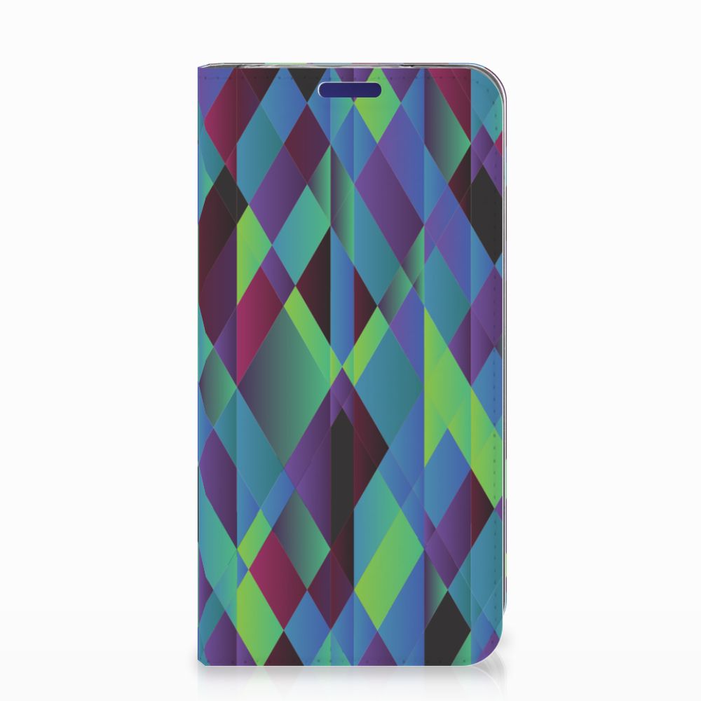 Samsung Galaxy S10e Stand Case Abstract Green Blue