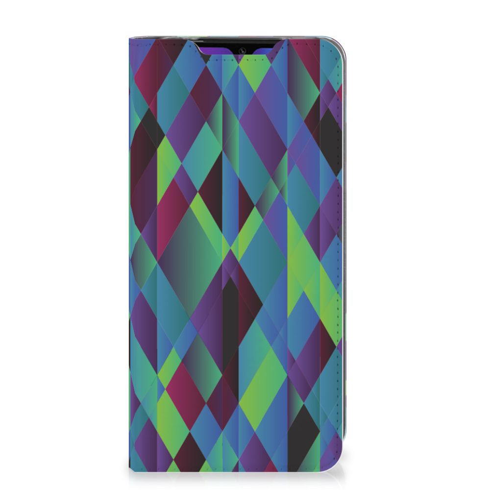 Xiaomi Mi 9 Stand Case Abstract Green Blue