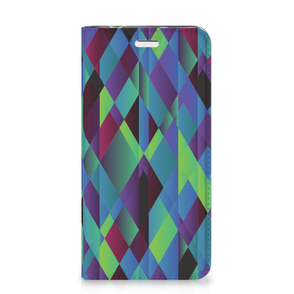 Huawei Y5 2 | Y6 Compact Stand Case Abstract Green Blue