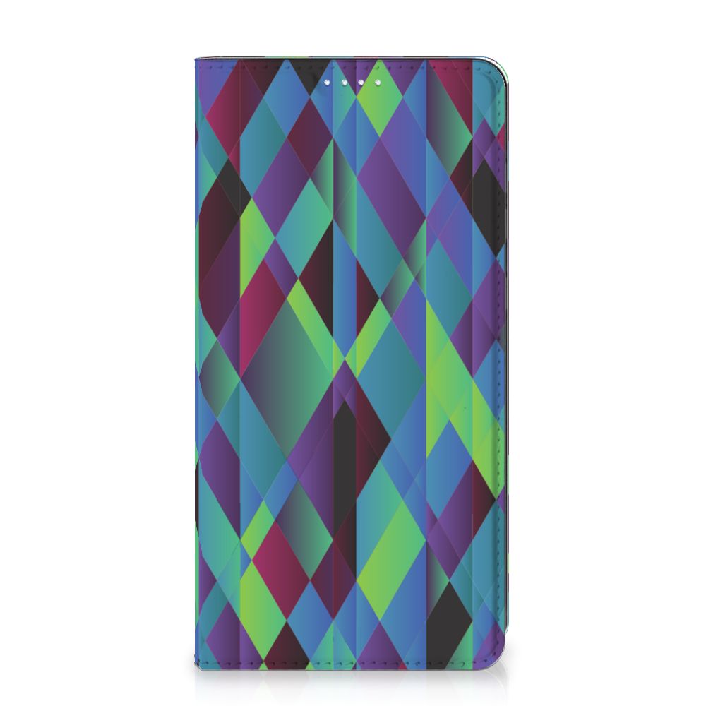 Samsung Galaxy S20 FE Stand Case Abstract Green Blue