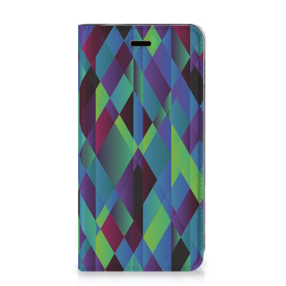 Apple iPhone 7 Plus | 8 Plus Stand Case Abstract Green Blue