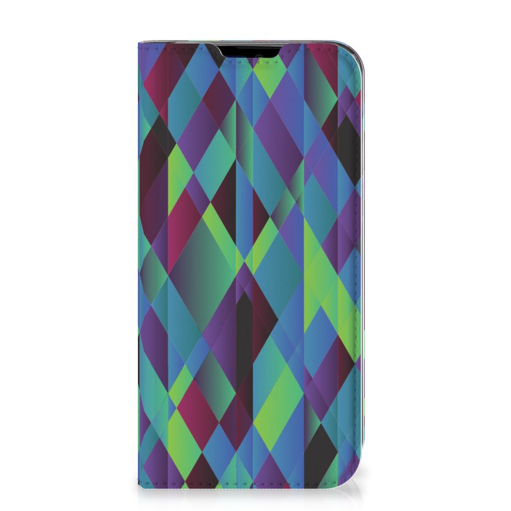 Nokia 2.2 Stand Case Abstract Green Blue