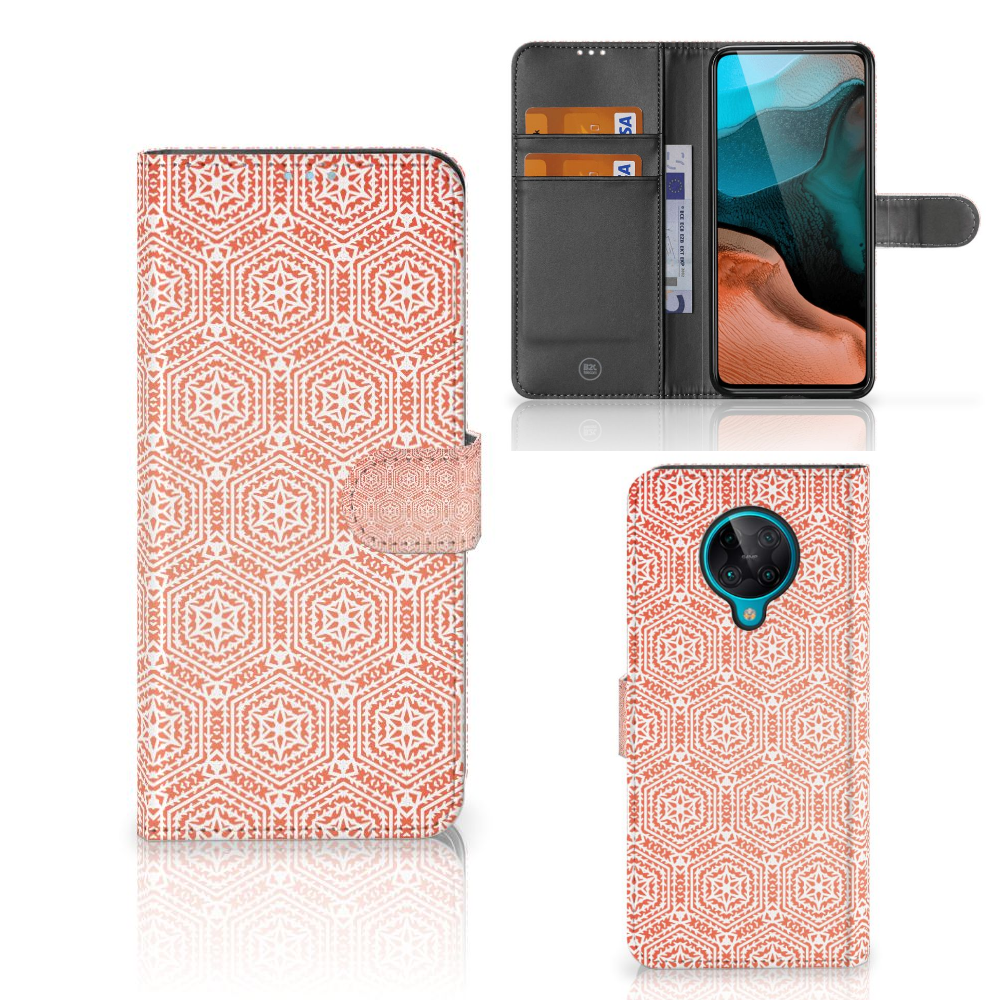 Xiaomi Poco F2 Pro Telefoon Hoesje Pattern Orange