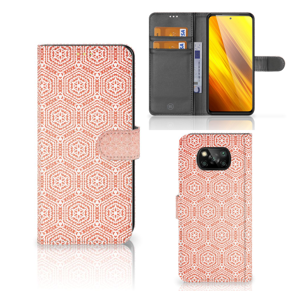 Xiaomi Poco X3 | Poco X3 Pro Telefoon Hoesje Pattern Orange