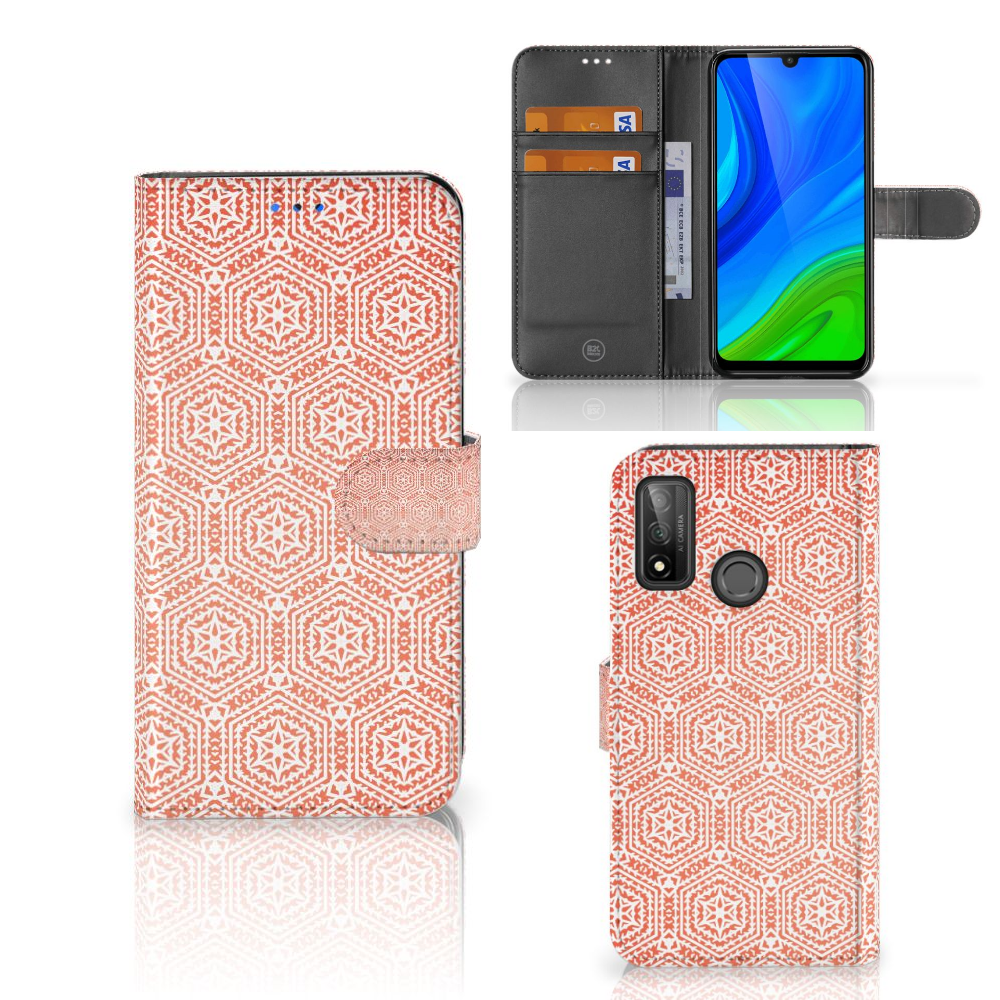 Huawei P Smart 2020 Telefoon Hoesje Pattern Orange