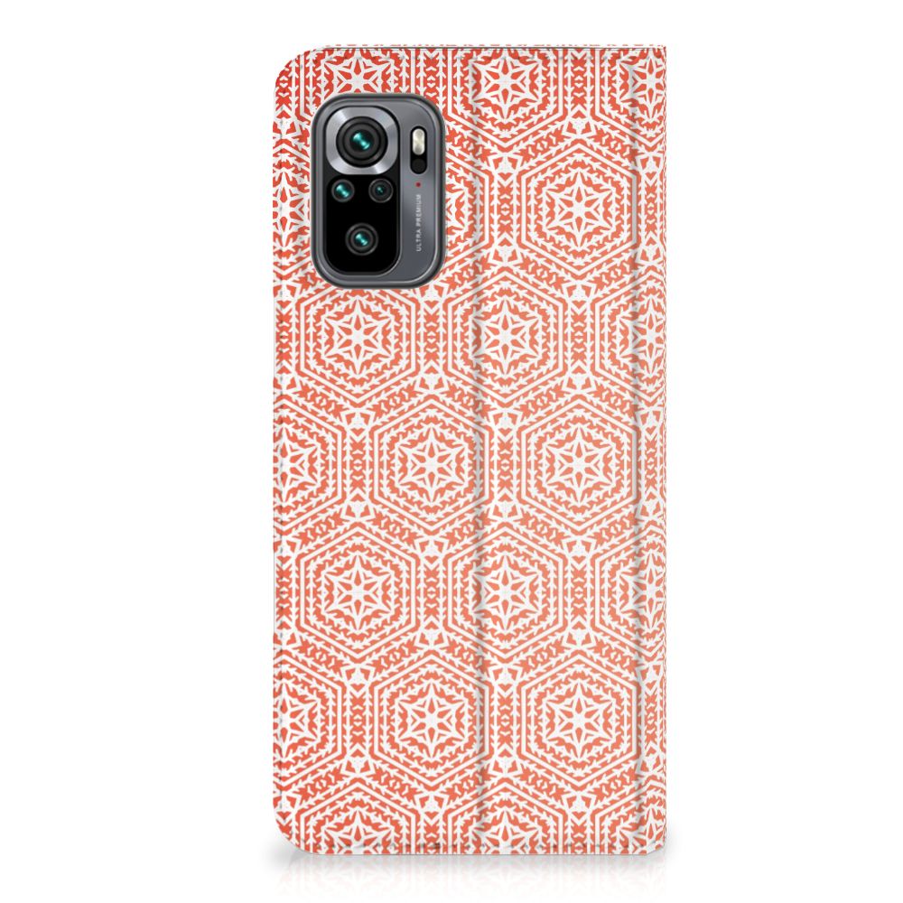 Xiaomi Redmi Note 10 4G | 10S | Poco M5s Hoesje met Magneet Pattern Orange
