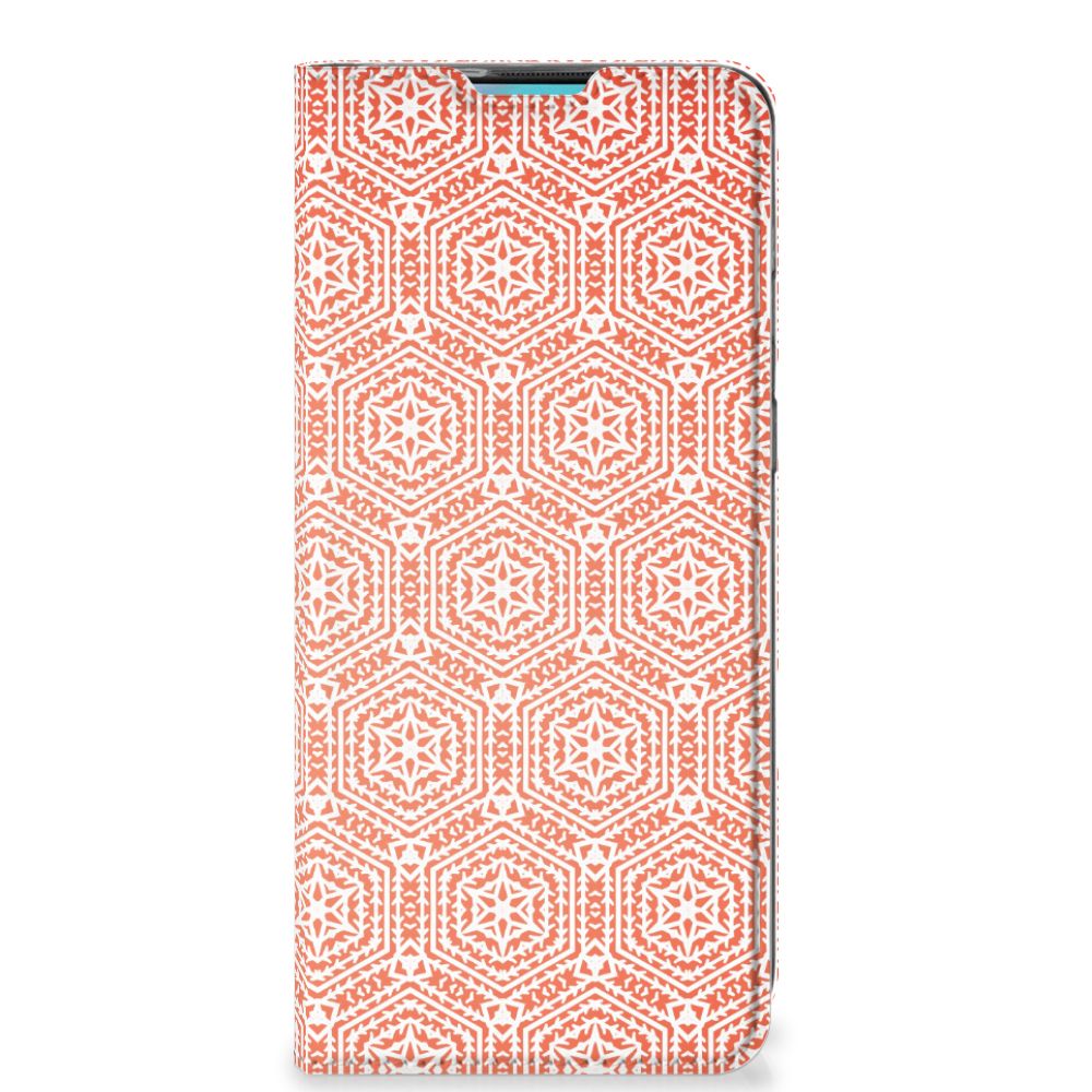 OnePlus 8T Hoesje met Magneet Pattern Orange