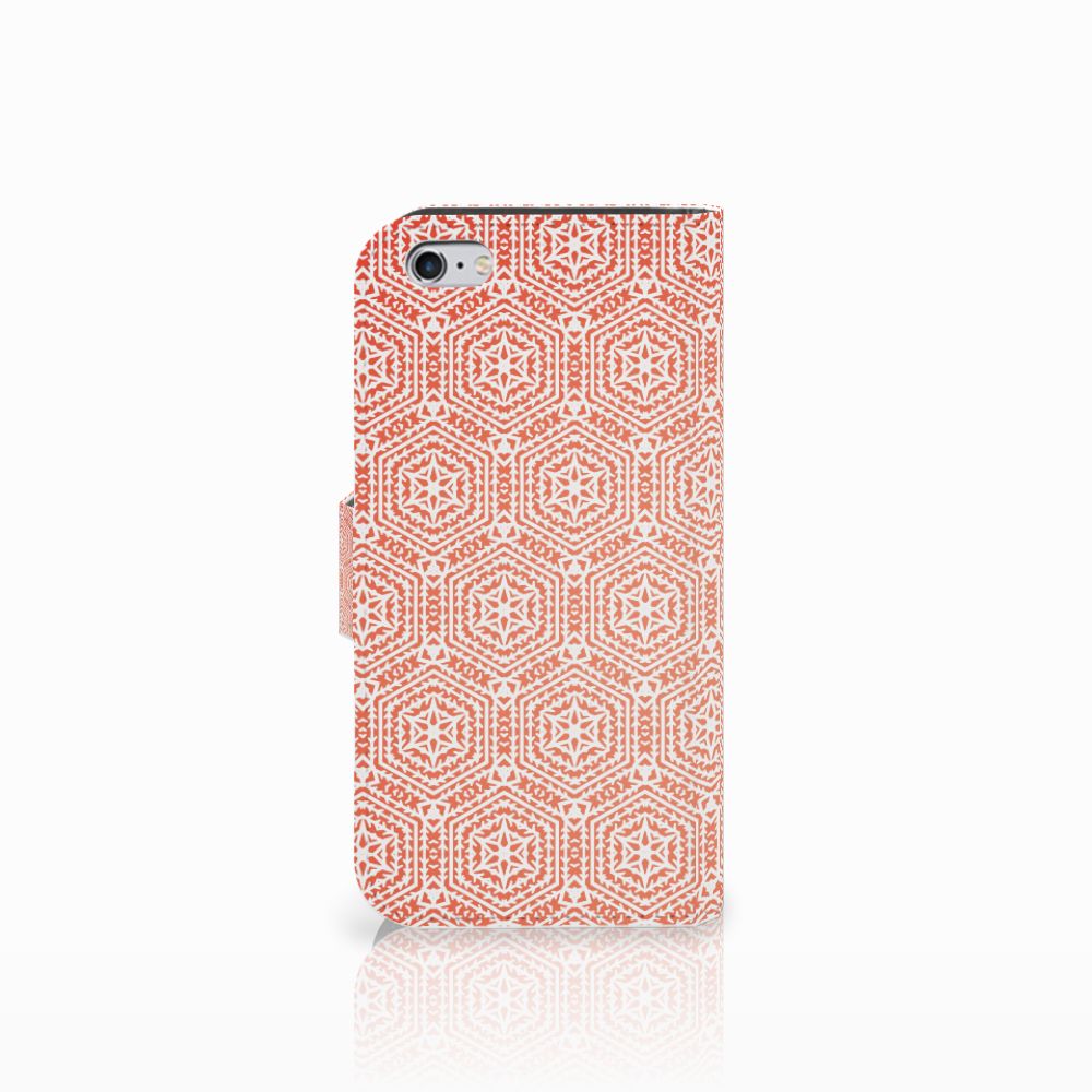 Apple iPhone 6 | 6s Telefoon Hoesje Pattern Orange