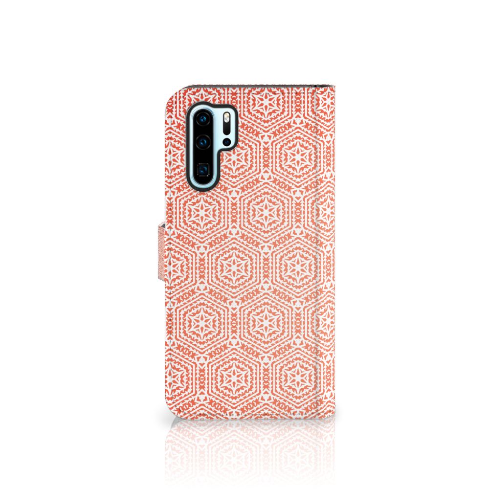 Huawei P30 Pro Telefoon Hoesje Pattern Orange
