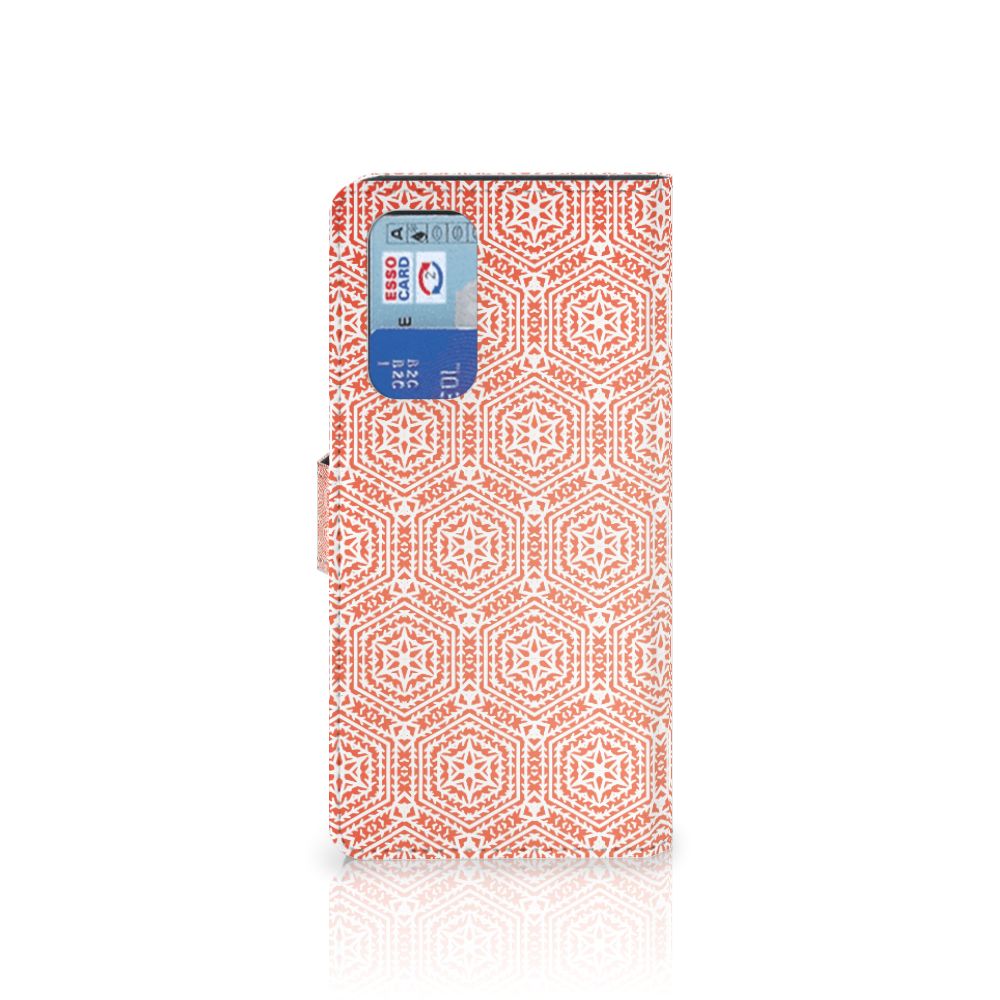 OnePlus 9 Pro Telefoon Hoesje Pattern Orange