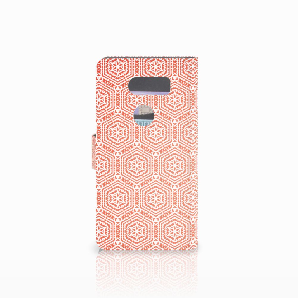 LG V30 Telefoon Hoesje Pattern Orange