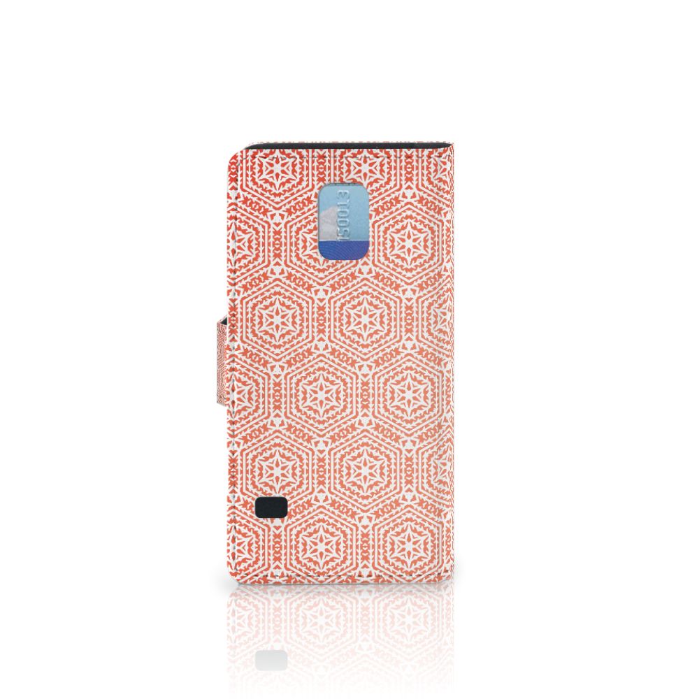 Samsung Galaxy S5 | S5 Neo Telefoon Hoesje Pattern Orange