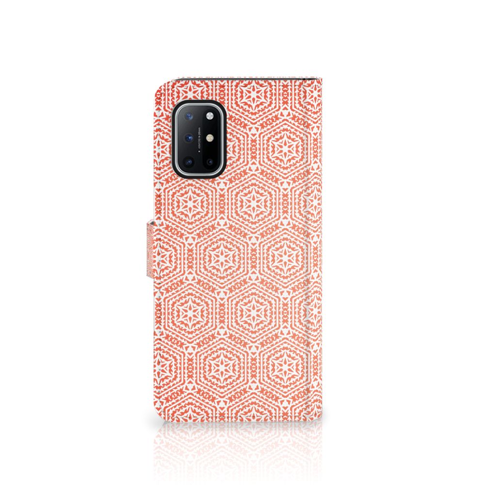 OnePlus 8T Telefoon Hoesje Pattern Orange