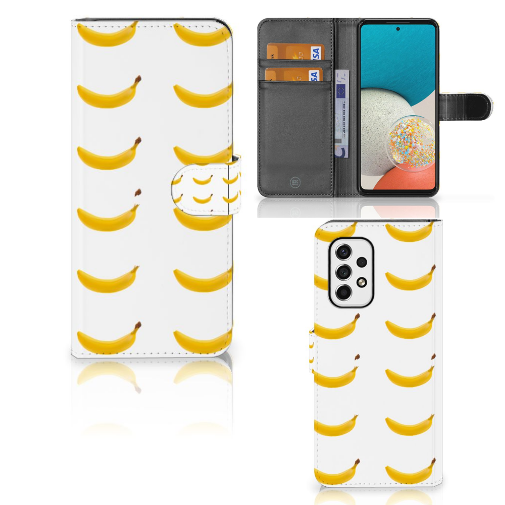 Samsung Galaxy A53 Book Cover Banana