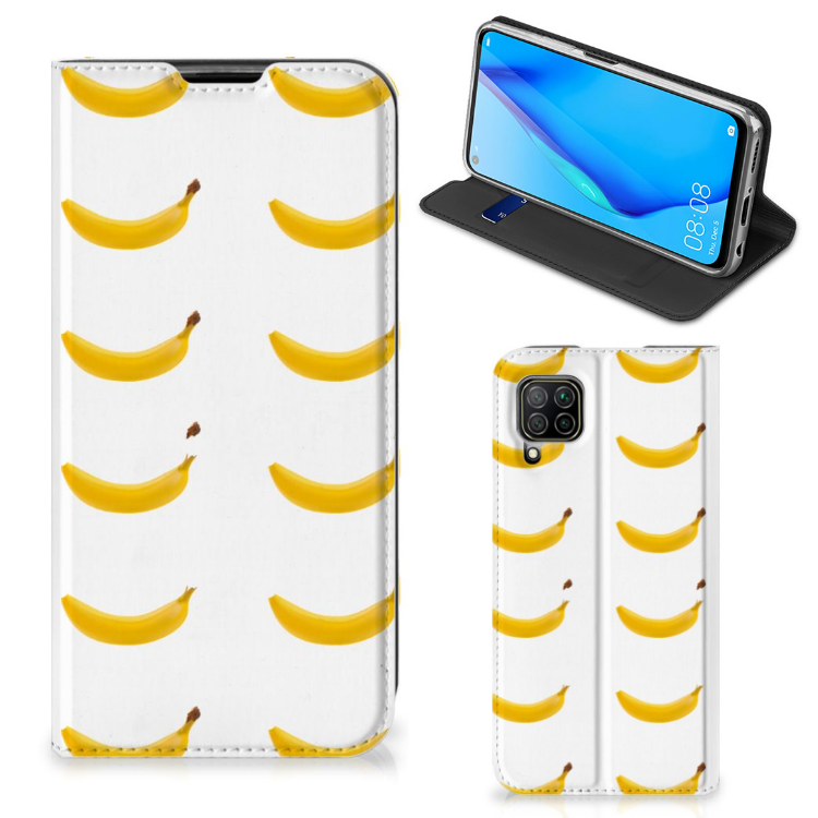 Huawei P40 Lite Flip Style Cover Banana
