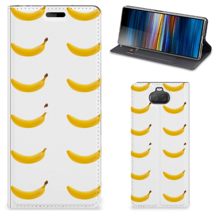 Sony Xperia 10 Flip Style Cover Banana