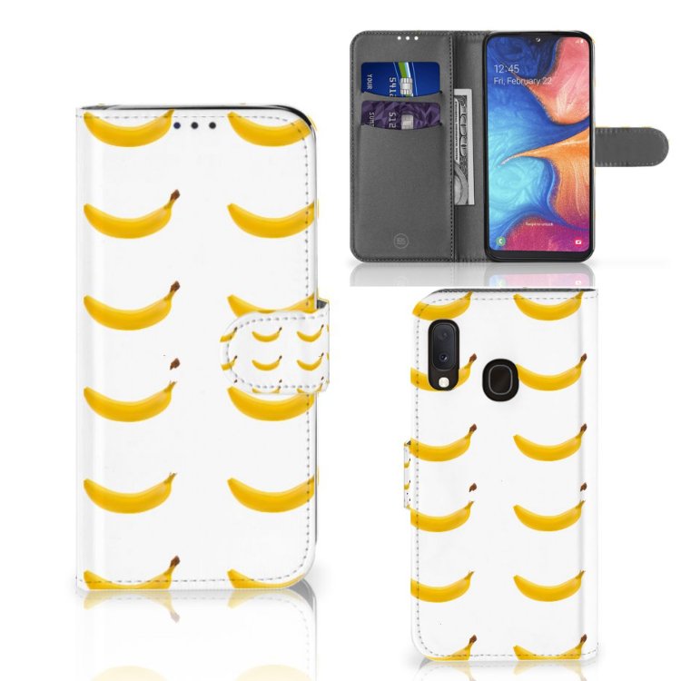 Samsung Galaxy A20e Book Cover Banana