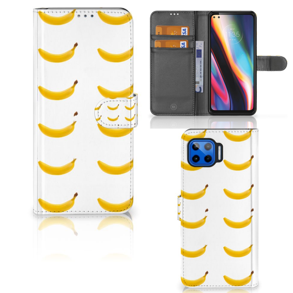 Motorola Moto G 5G Plus Book Cover Banana