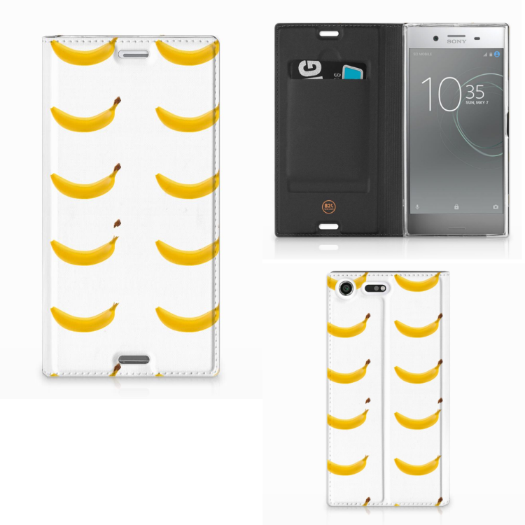 Sony Xperia XZ Premium Flip Style Cover Banana