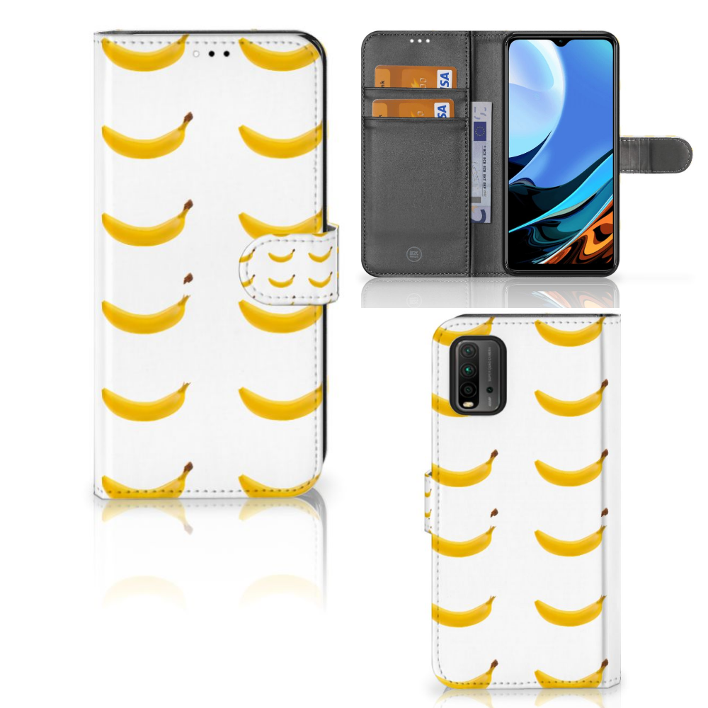 Xiaomi Redmi 9T | Poco M3 Book Cover Banana
