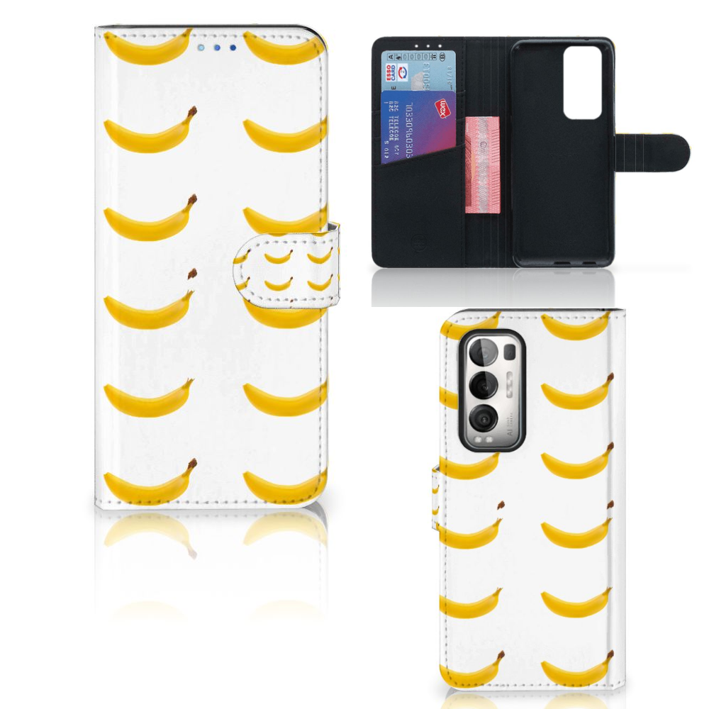 OPPO Find X3 Neo 5G Book Cover Banana