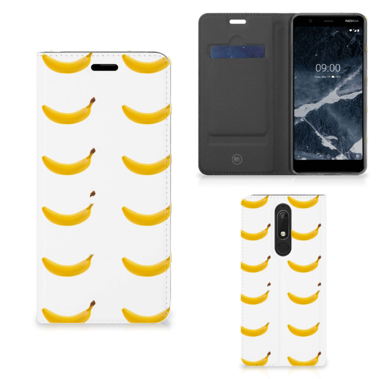 Nokia 5.1 (2018) Flip Style Cover Banana