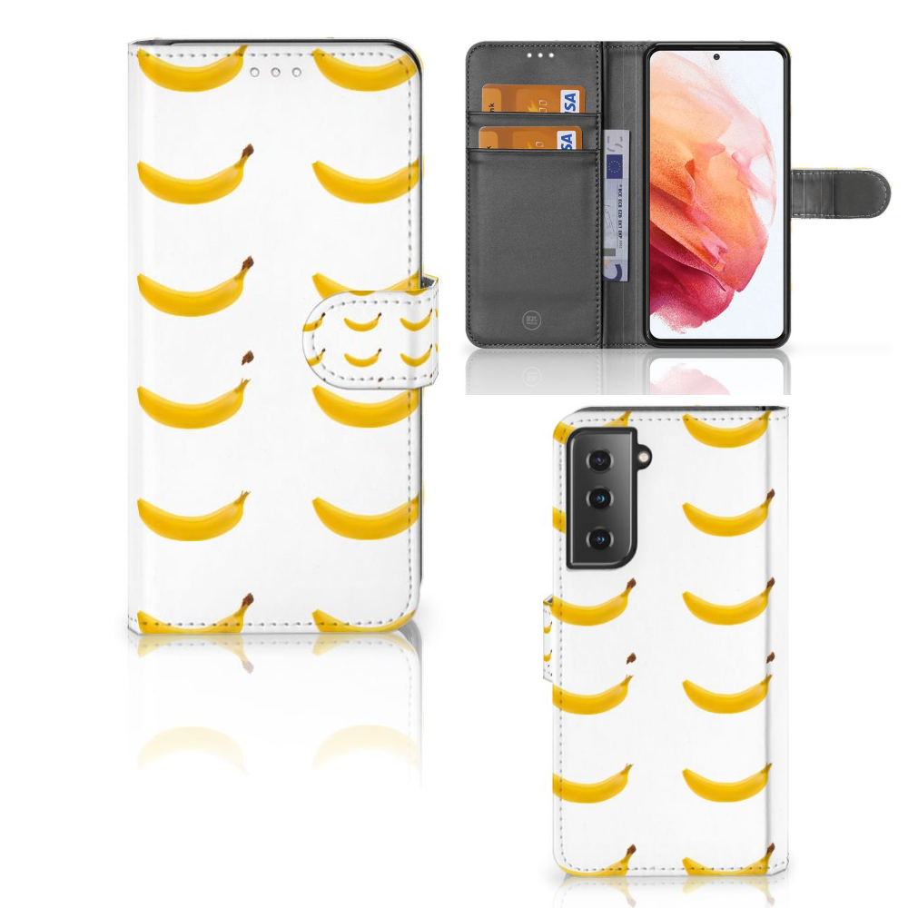 Samsung Galaxy S21 Book Cover Banana