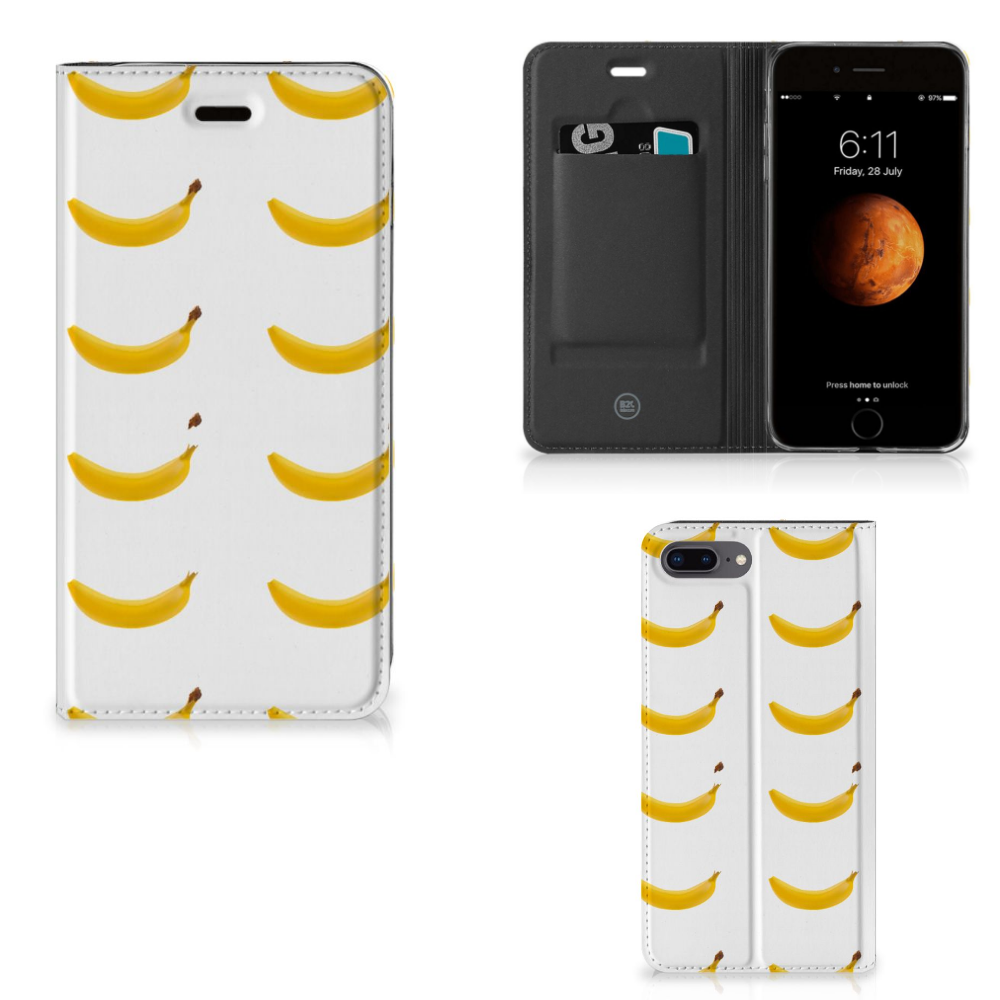 Apple iPhone 7 Plus | 8 Plus Uniek Standcase Hoesje Banana
