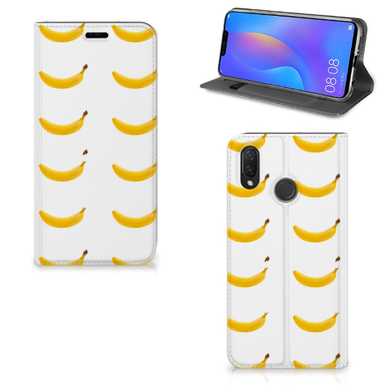 Huawei P Smart Plus Flip Style Cover Banana
