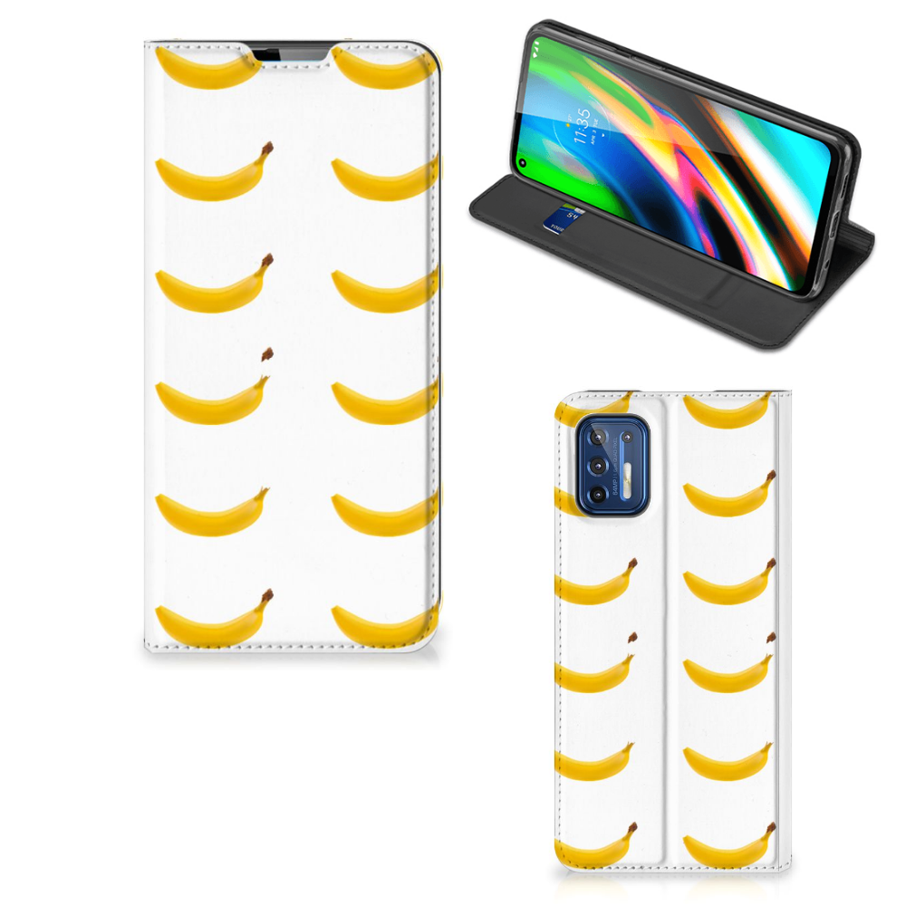 Motorola Moto G9 Plus Flip Style Cover Banana