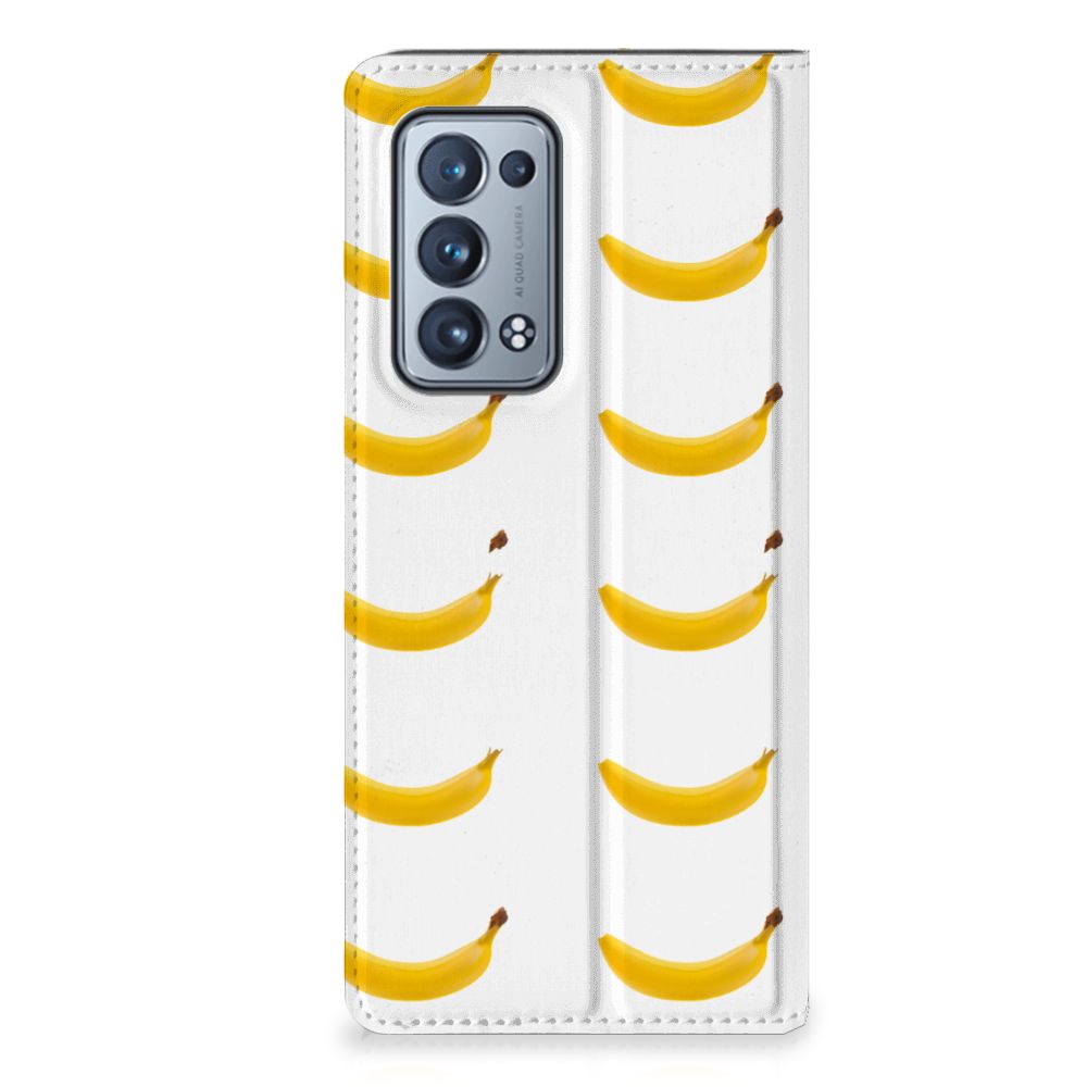 OPPO Reno 6 Pro Plus 5G Flip Style Cover Banana