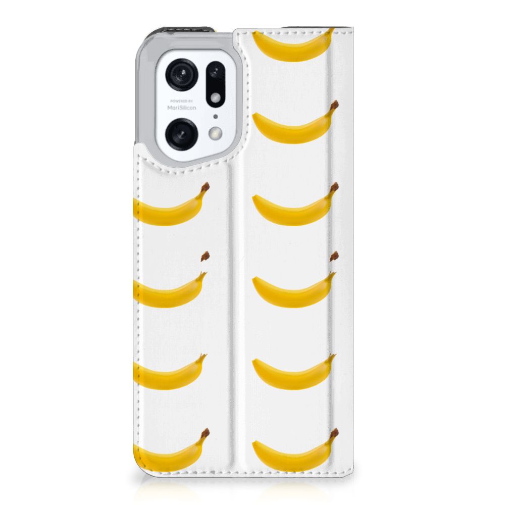 OPPO Find X5 Pro Flip Style Cover Banana