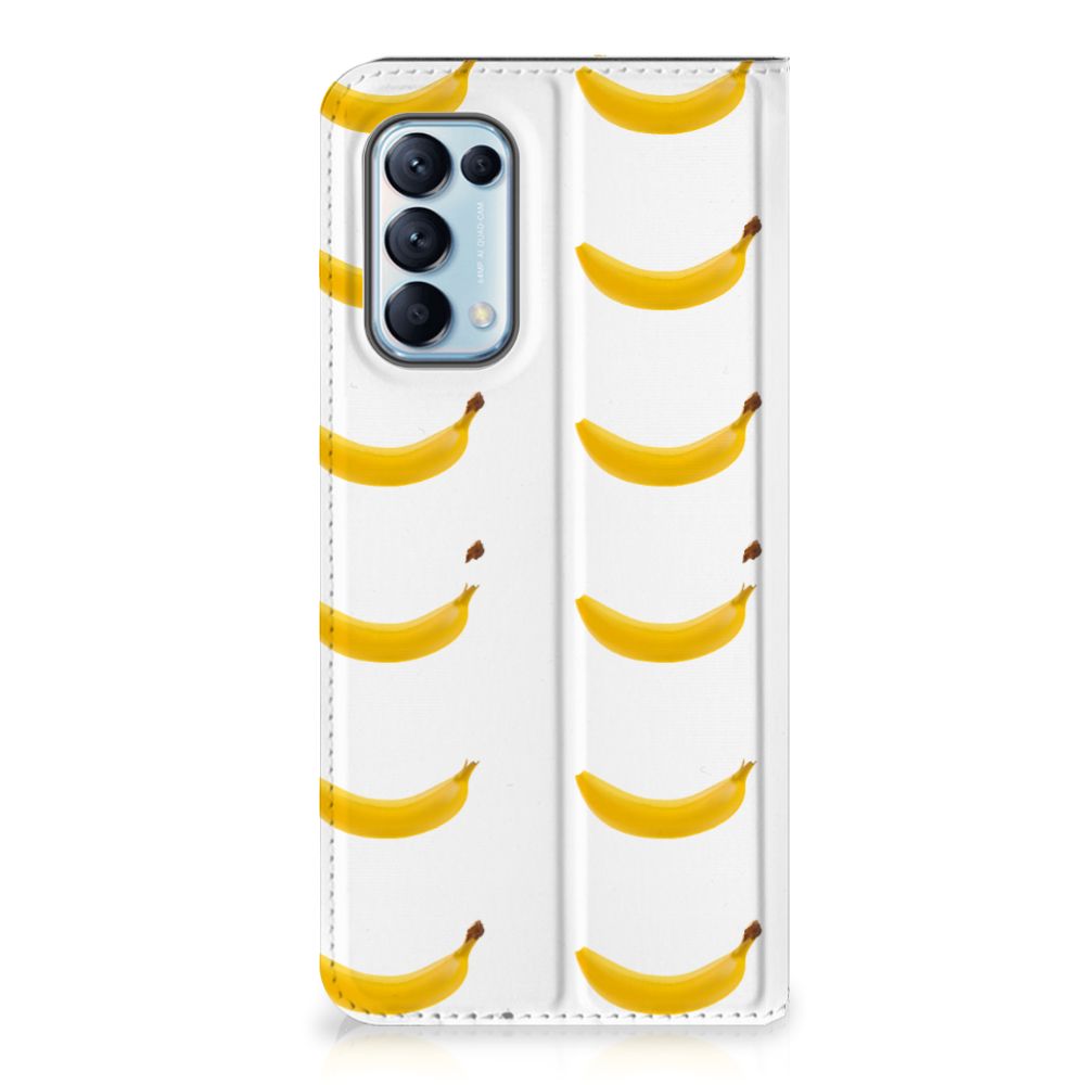 OPPO Find X3 Lite Flip Style Cover Banana