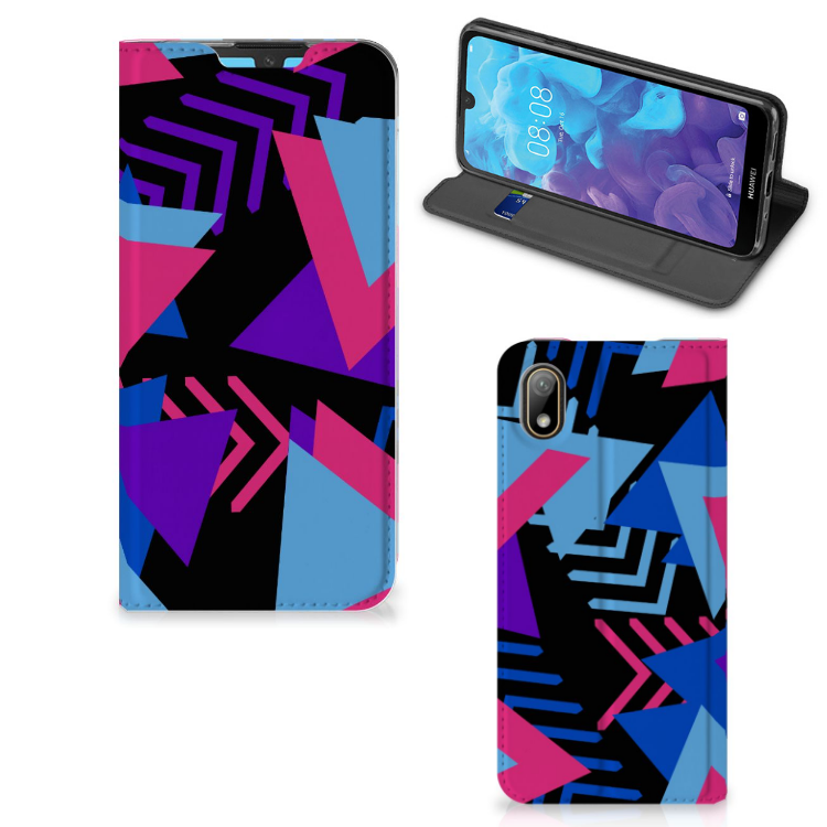 Huawei Y5 (2019) Stand Case Funky Triangle