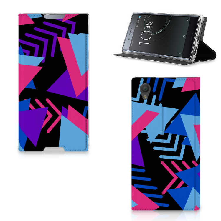 Sony Xperia L1 Standcase Hoesje Design Funky Triangle