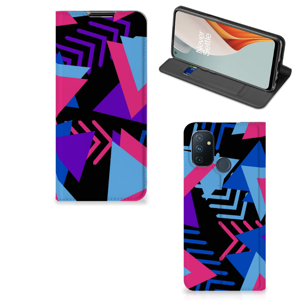 OnePlus Nord N100 Stand Case Funky Triangle